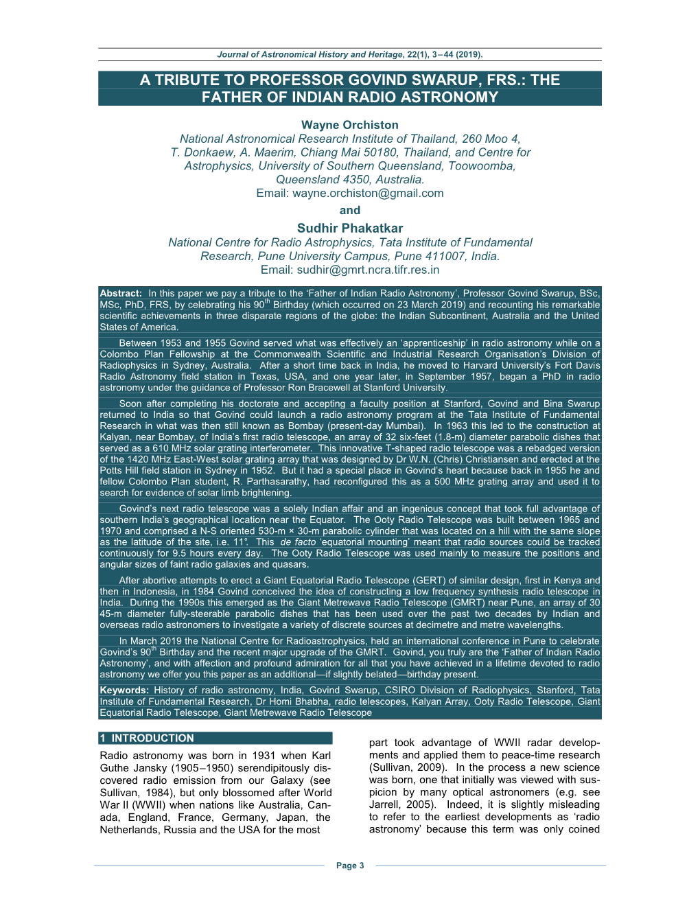 A Saga of Radio Astronomy at TIFR, India