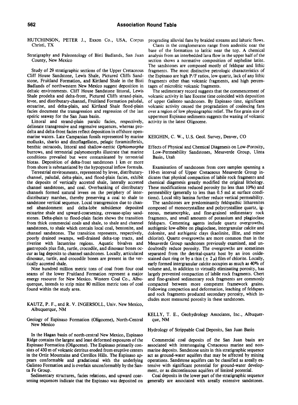 Geology of Espinaso Formation (Oligocene