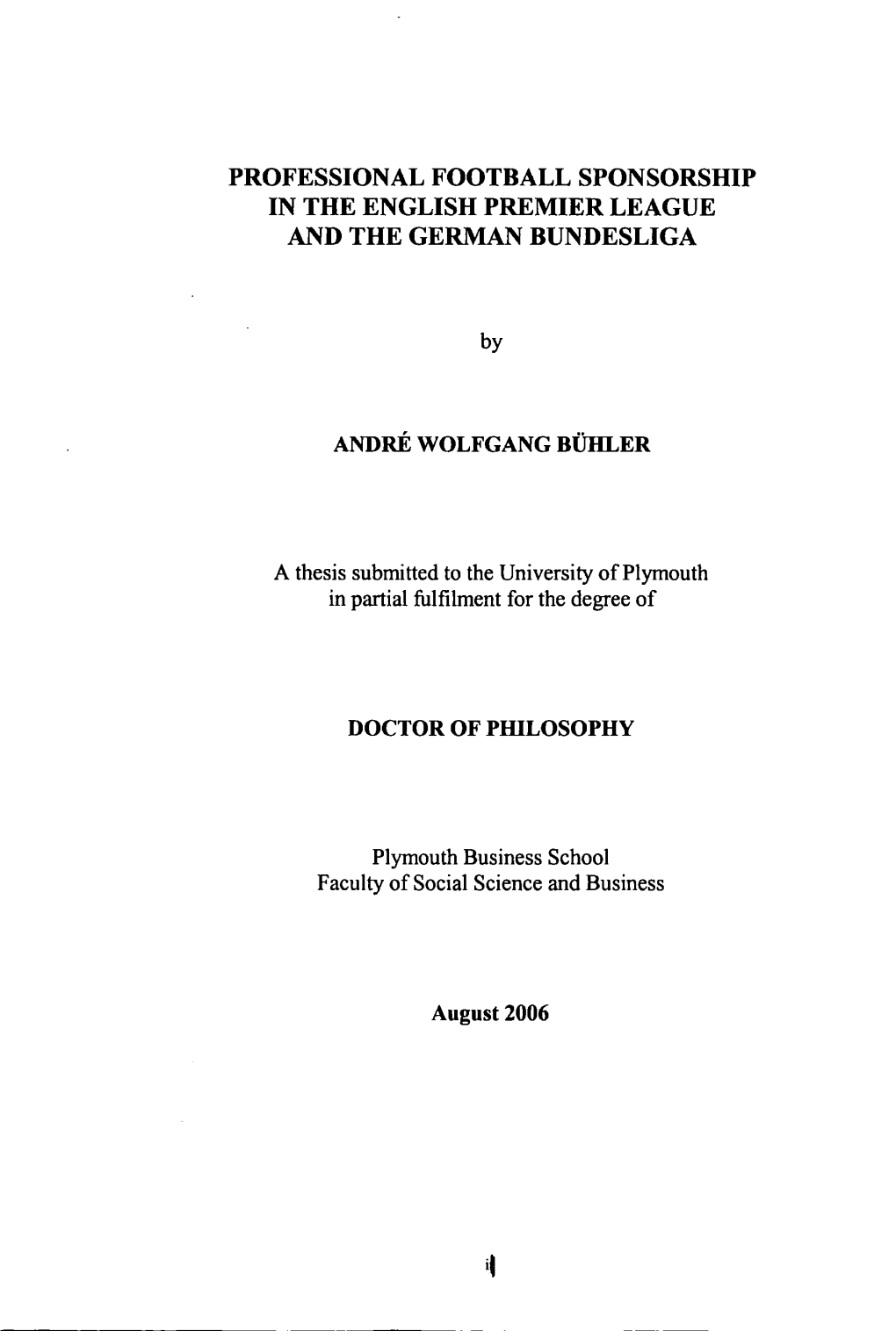 Professional Football Sponsorship in the English Premier League and the German Bundesliga