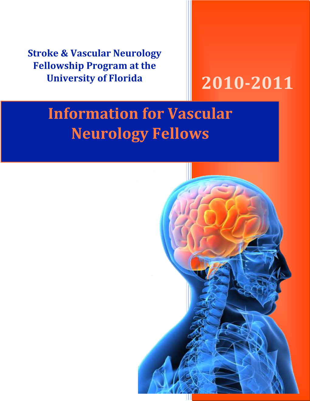 Information for Vascular Neurology Fellows