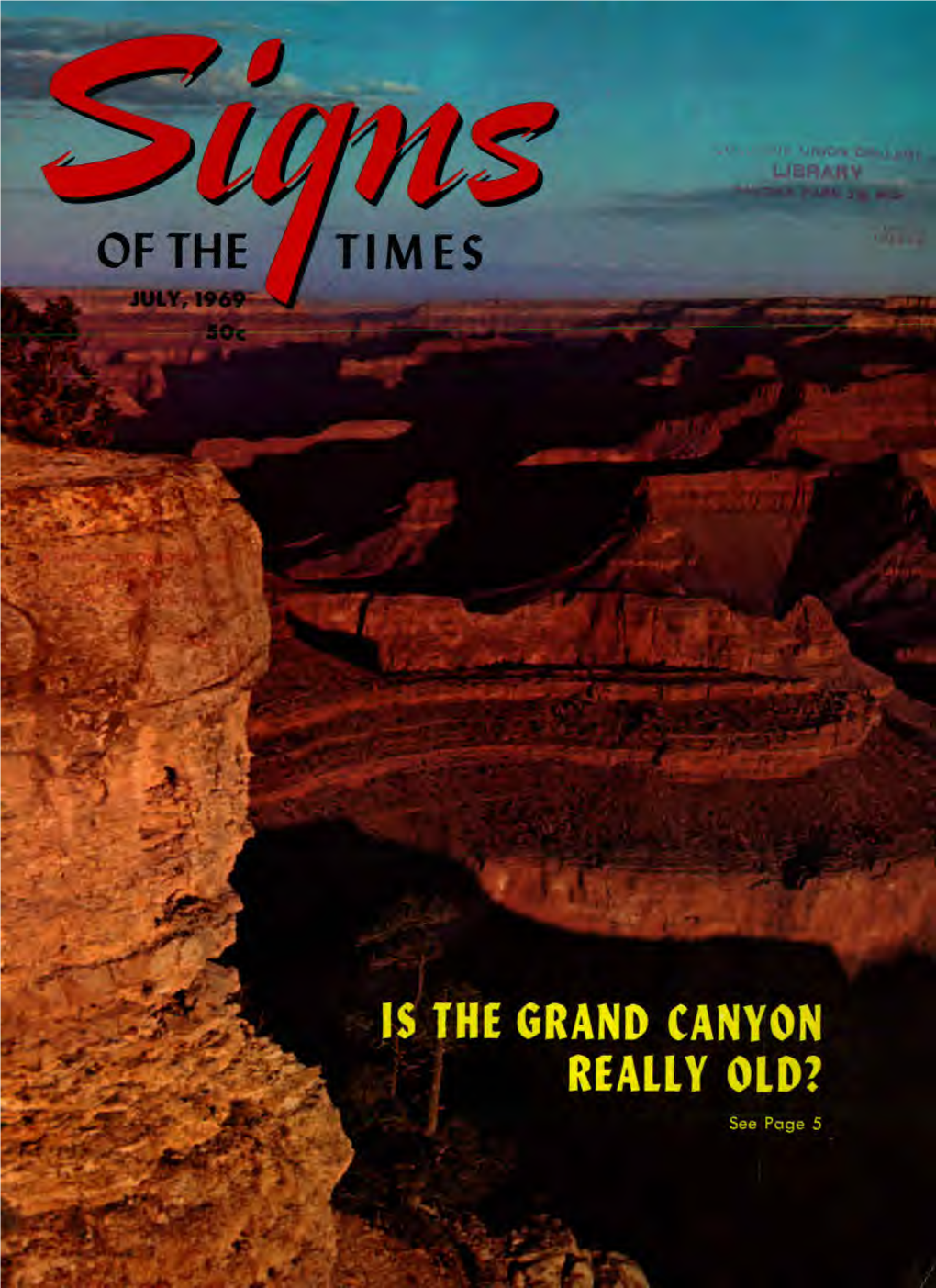 Is the Grand Canyon Really Old? of the Times