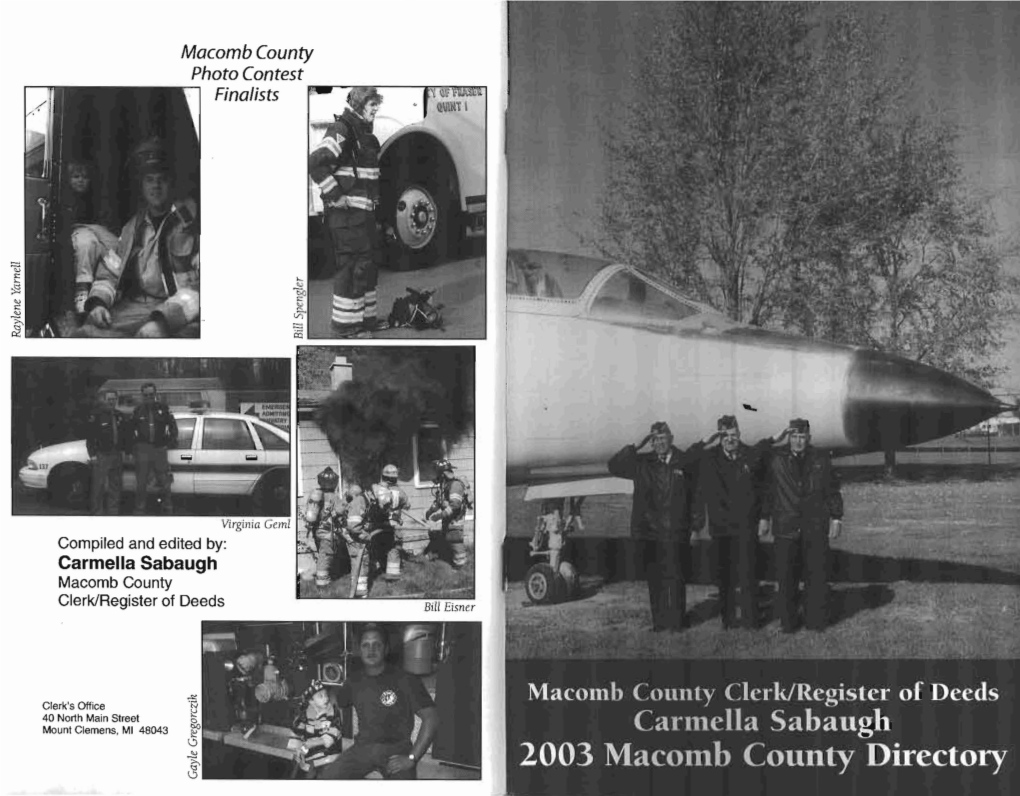 2003 Macomb County (Michigan) Directory