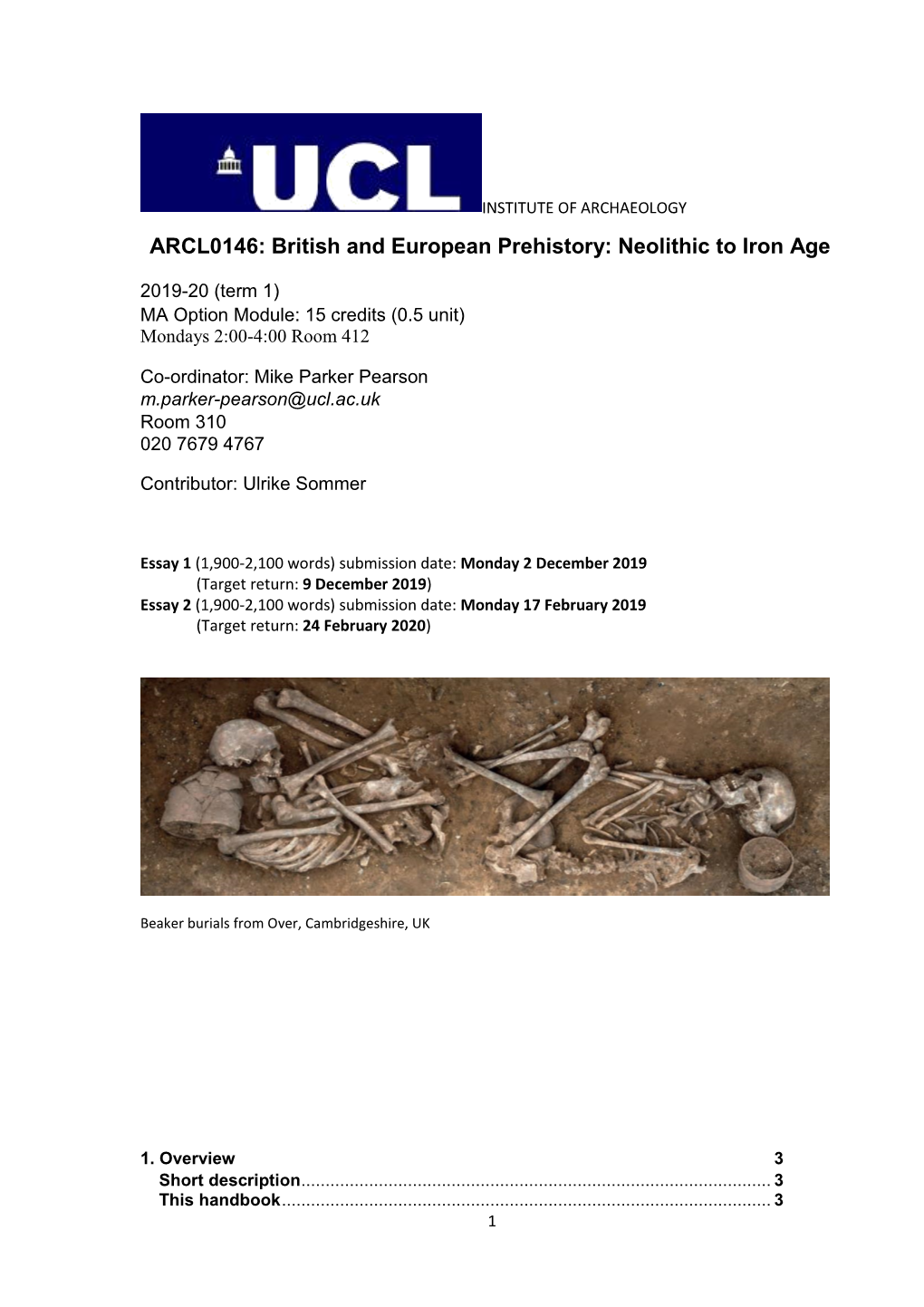 British and European Prehistory: Neolithic to Iron Age