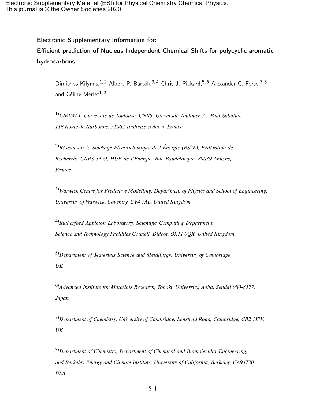 Electronic Supplementary Material (ESI) for Physical Chemistry Chemical Physics