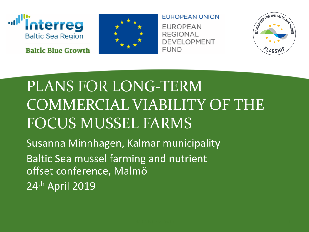 05 Long-Term Commercial Viability of the Focus Farms