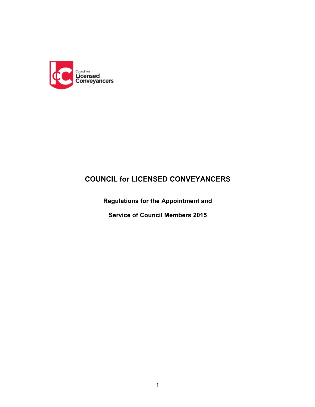 Appointment Regulations 2015