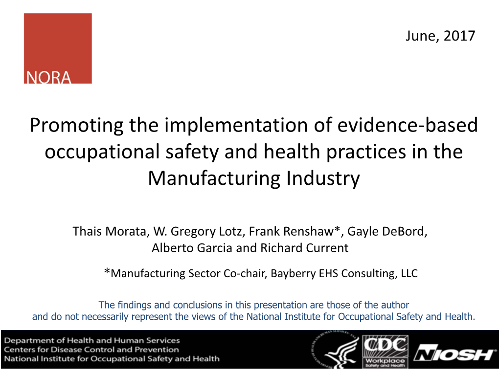 Manufacturing Industry