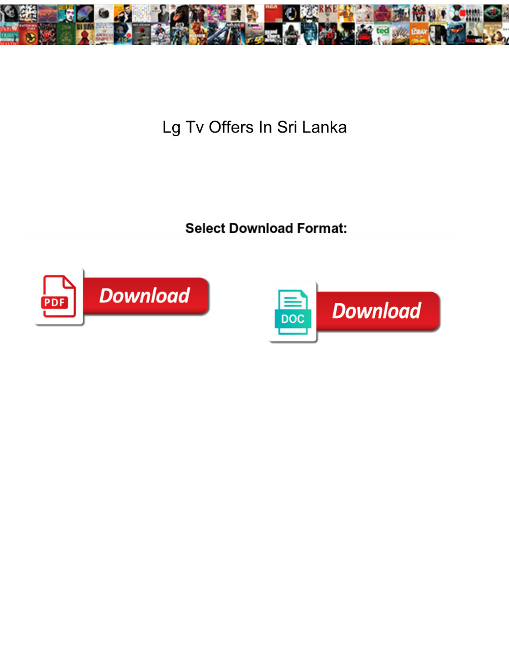 Lg Tv Offers in Sri Lanka