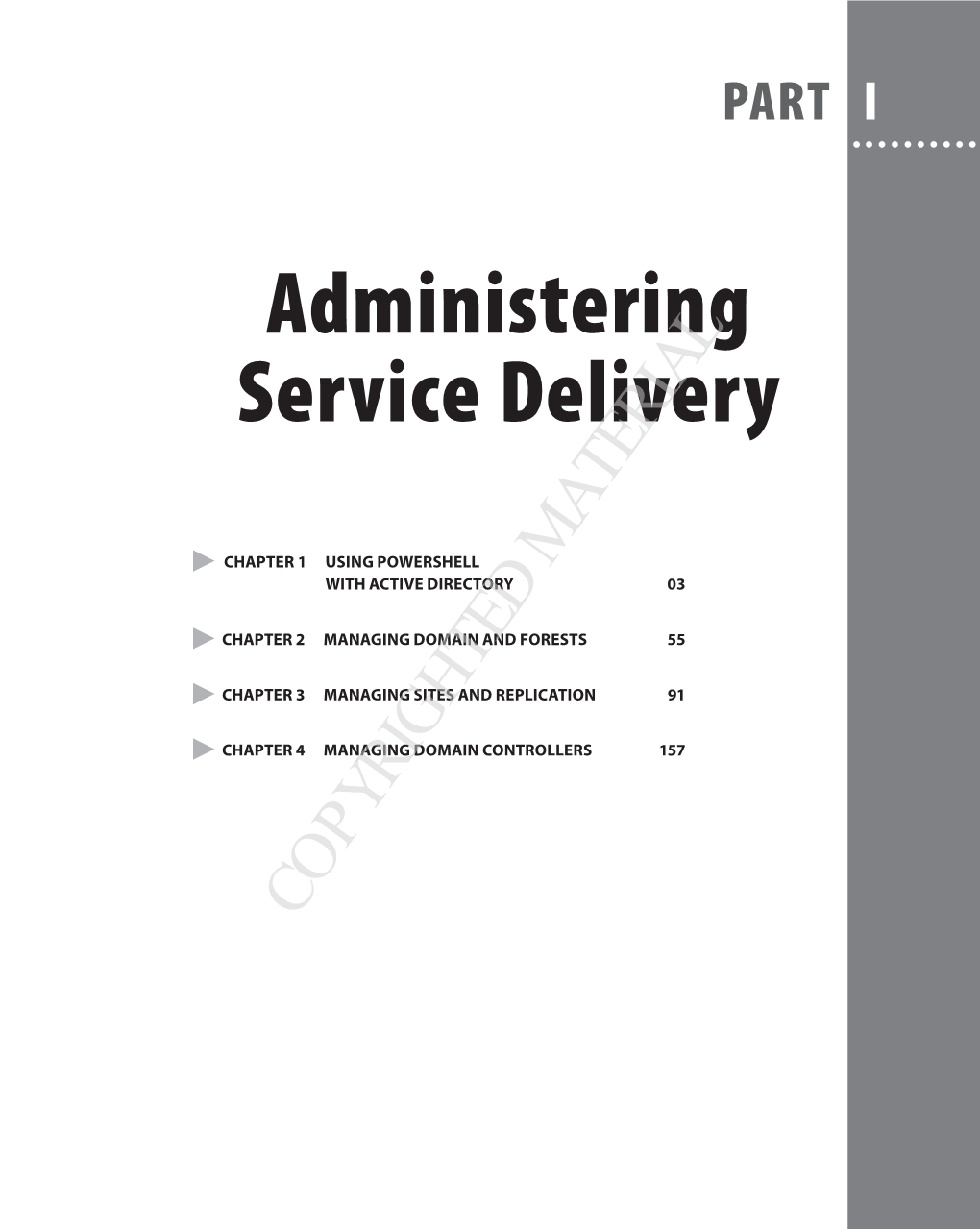 Administering Service Delivery