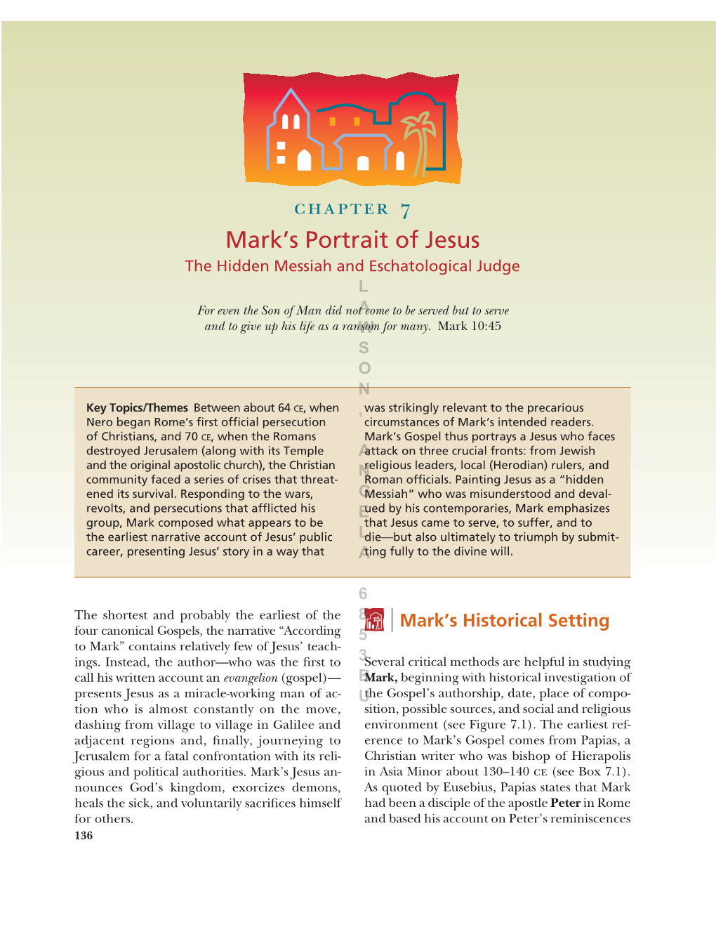 Mark's Portrait of Jesus