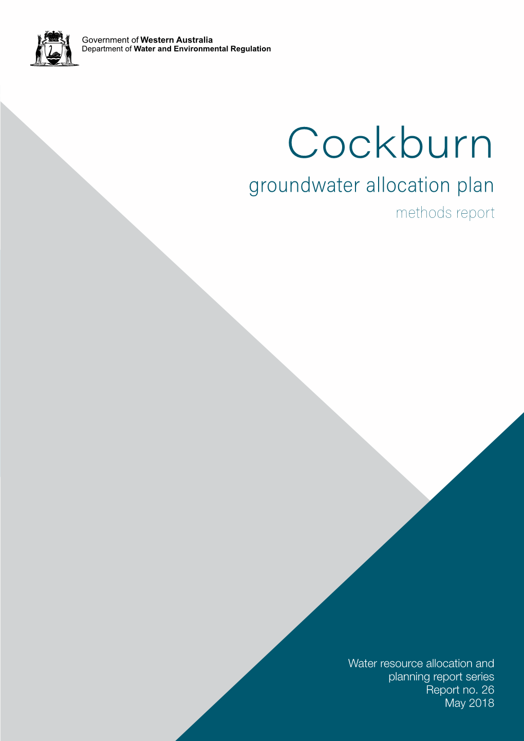 Cockburn Groundwater Allocation Plan Methods Report