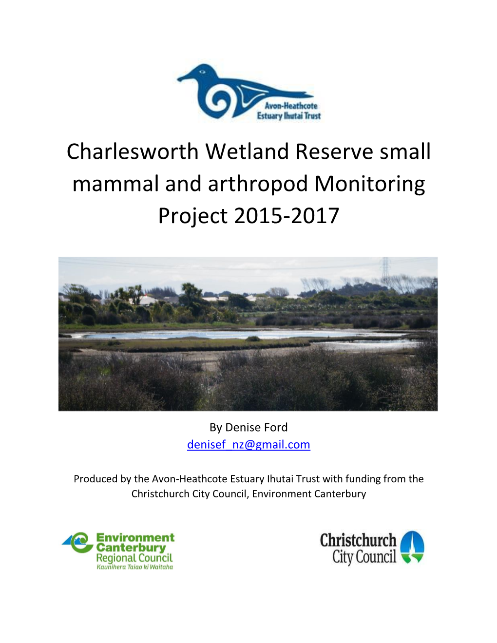 Charlesworth Monitoring Project Report 2018.Pdf