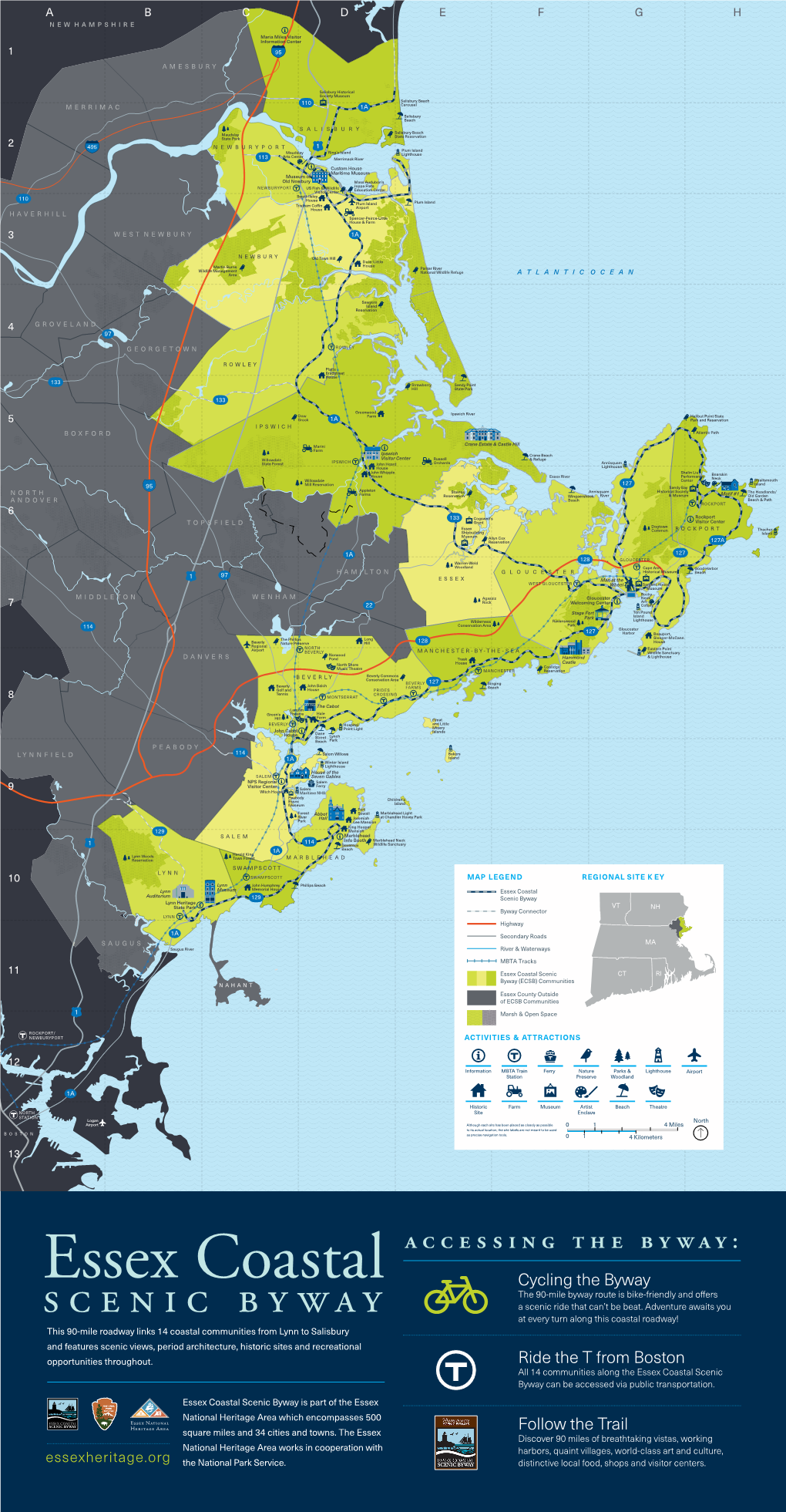 Accessing the Byway: Essex Coastal Cycling the Byway the 90-Mile Byway Route Is Bike-Friendly and Offers Scenic Byway a Scenic Ride That Can’T Be Beat
