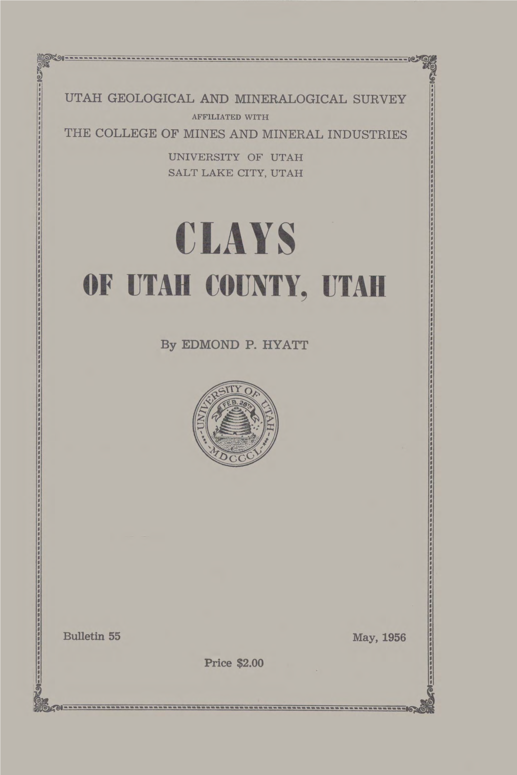 Clays of Utah County Utah