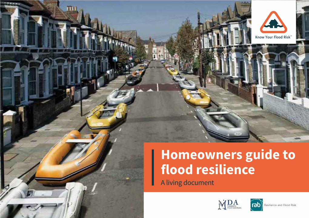 Homeowners Guide to Flood Resilience a Living Document