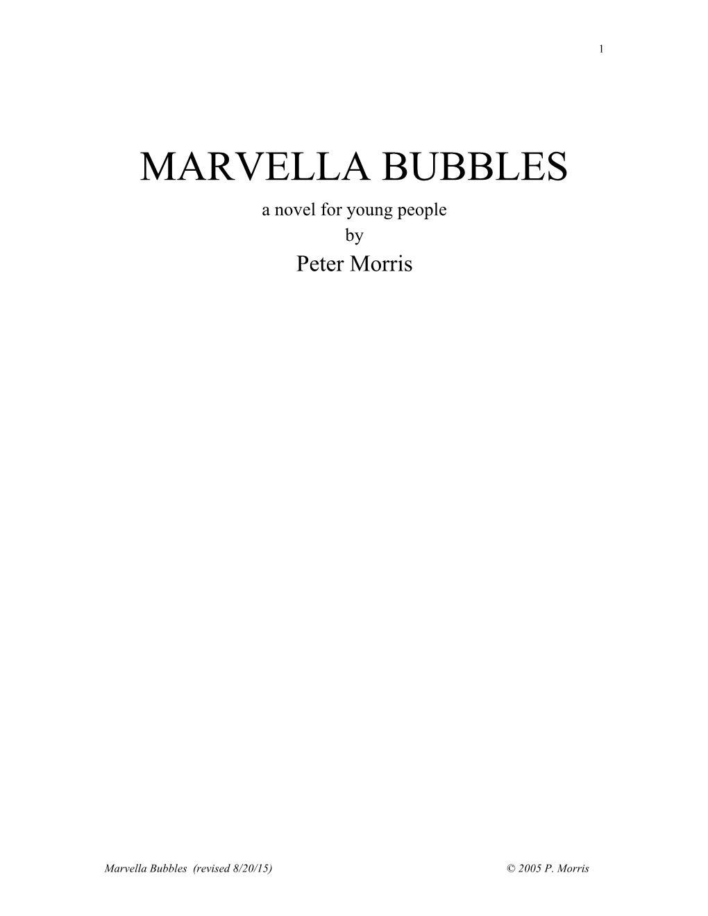 Marvella Bubbles 2Nd