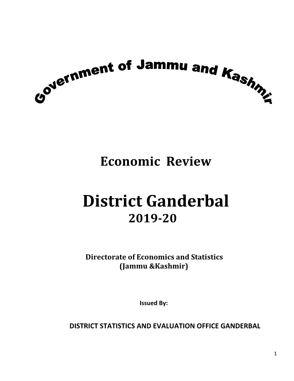 District Ganderbal 2019-20