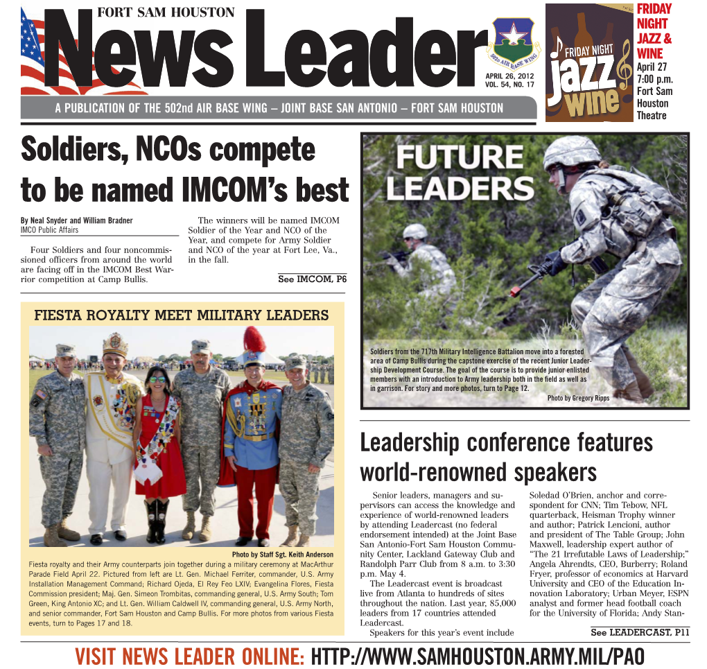 Soldiers, Ncos Compete to Be Named IMCOM's Best