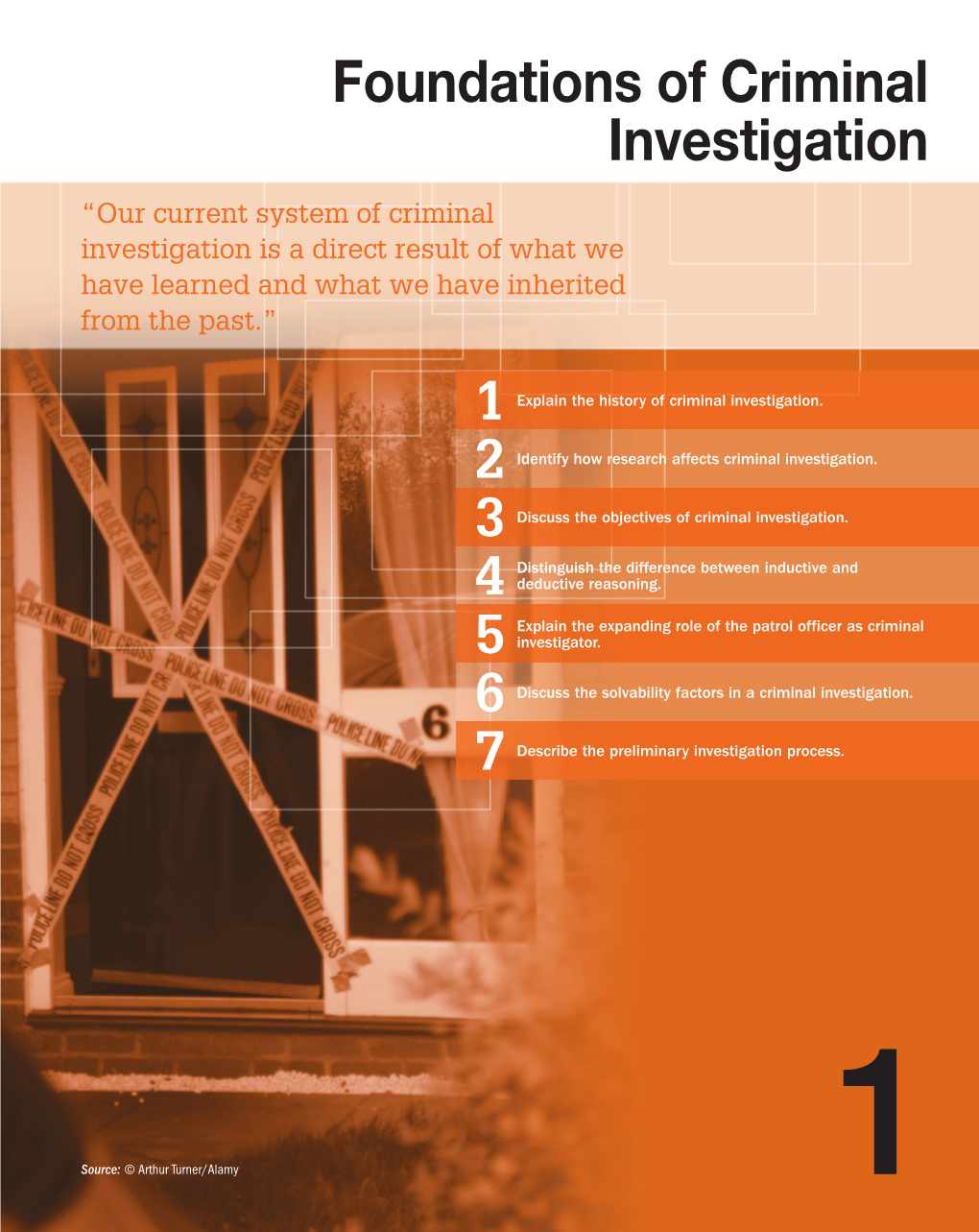 Foundations of Criminal Investigation