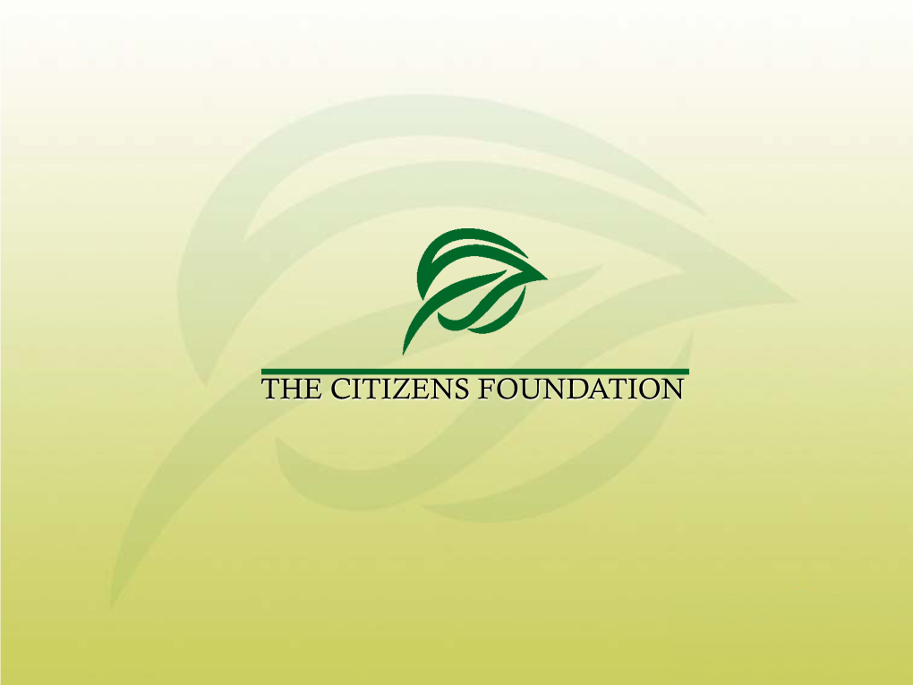 The Citizens Foundation Canada