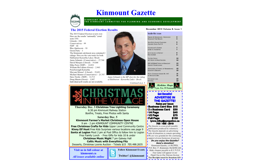 Kinmount Gazette