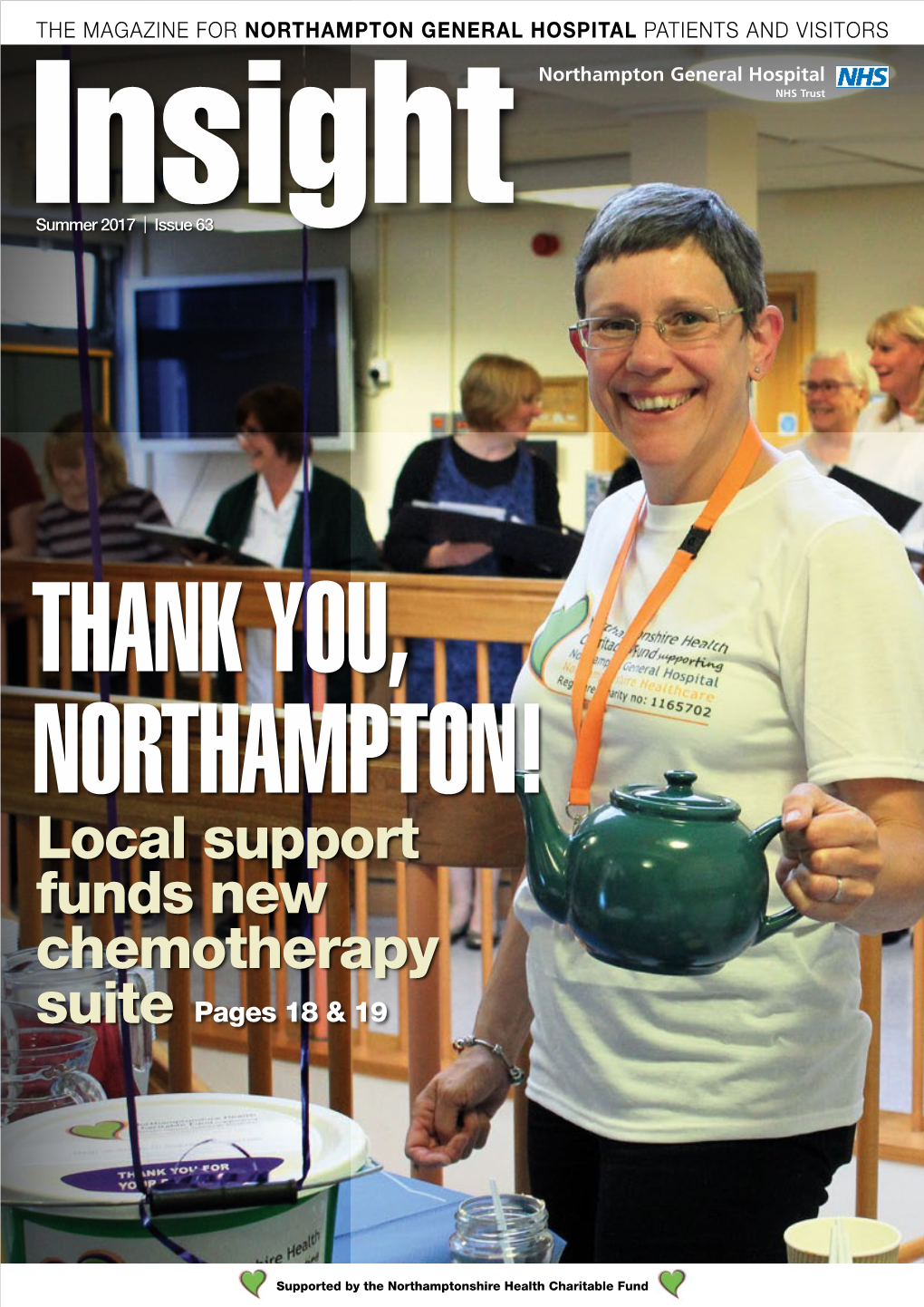 Local Support Funds New Chemotherapy Suite Pages 18 & 19