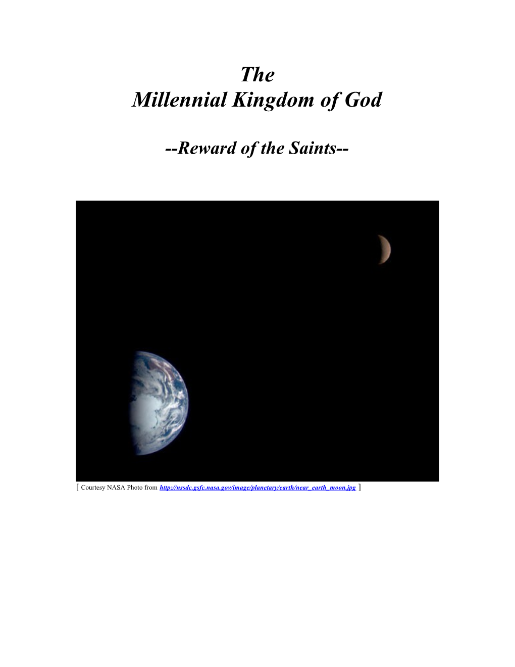 Millennial Kingdom of God