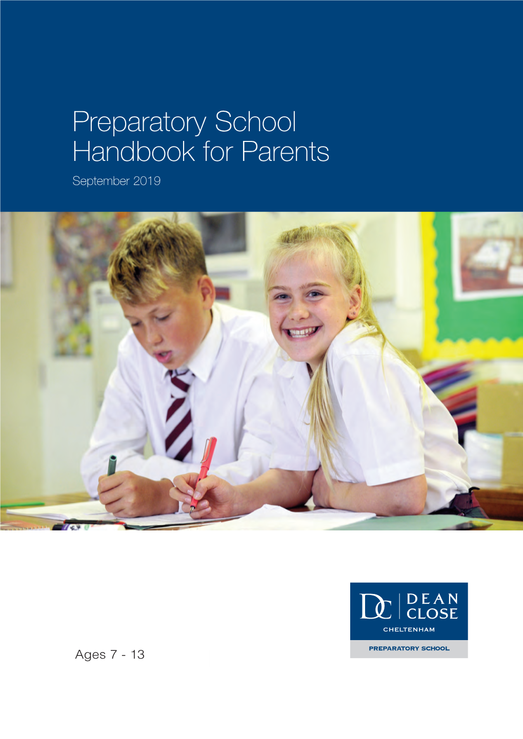 Preparatory School Handbook for Parents September 2019