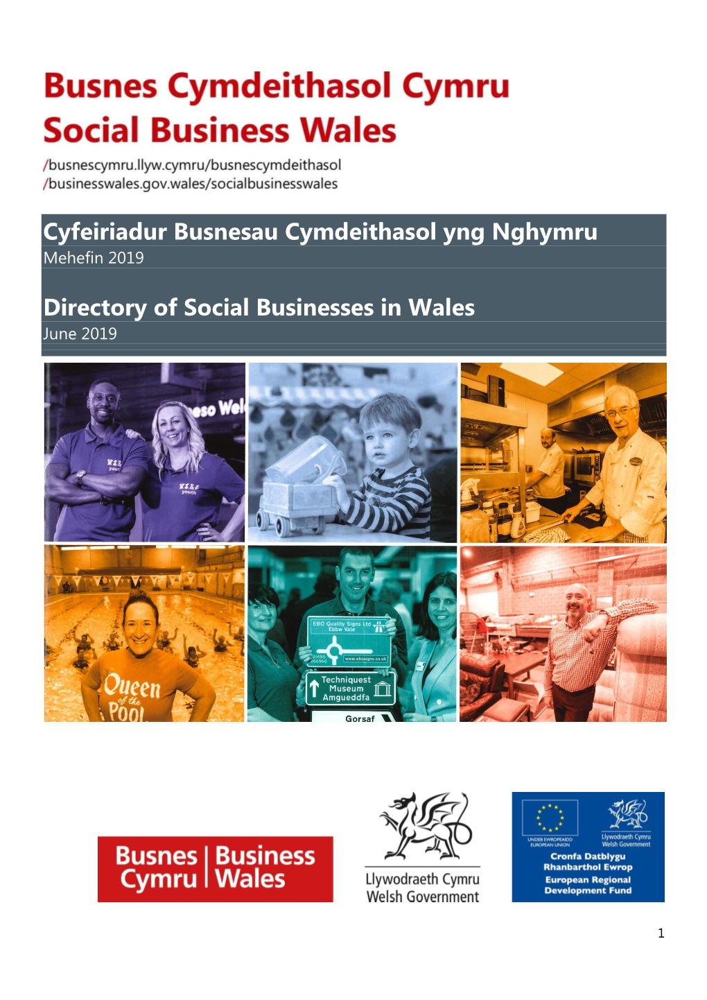 Cyfeiriadur Busnesau Cymdeithasol Yng Nghymru Directory of Social