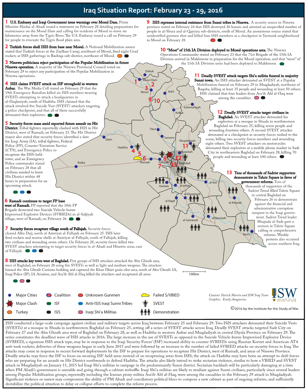 Iraq SITREP 2016-02-29