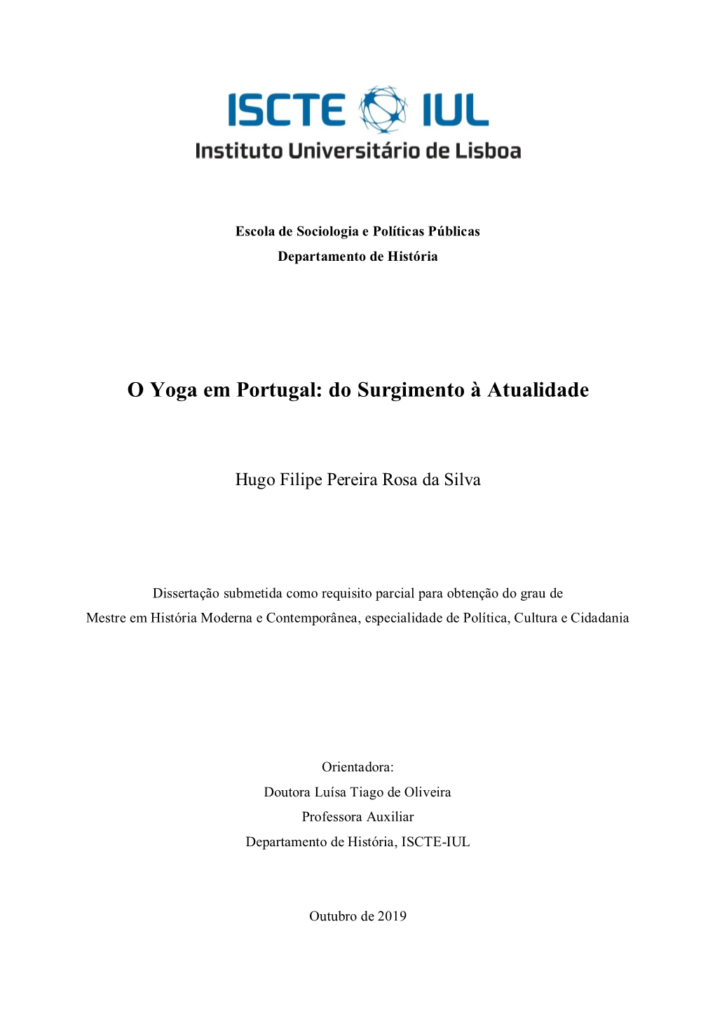 O Yoga Em Portugal: Do Surgimento À Atualidade