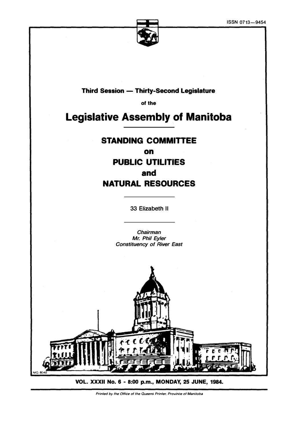 Legislative Assembly of Manitoba