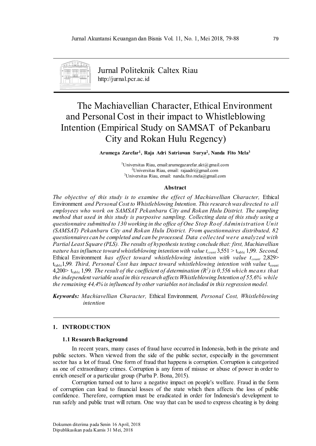 Title of Paper (14 Pt Bold, Times, Title Case)