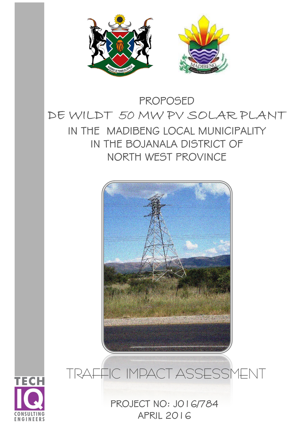 De Wildt 50 Mw Pv Solar Plant in the Madibeng Local Municipality in the Bojanala District of North West Province