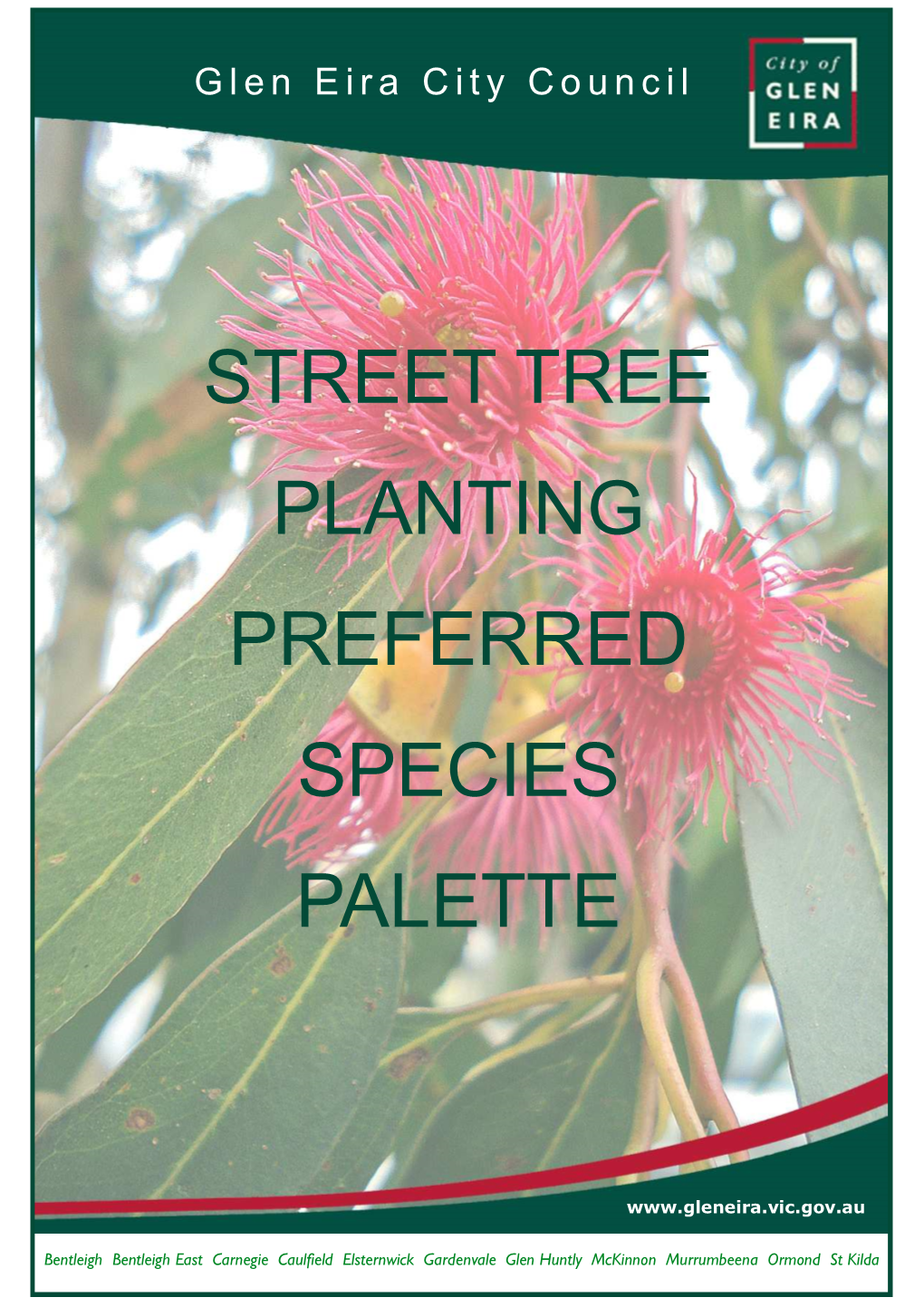 Street Tree Planting Preferred Species Palette