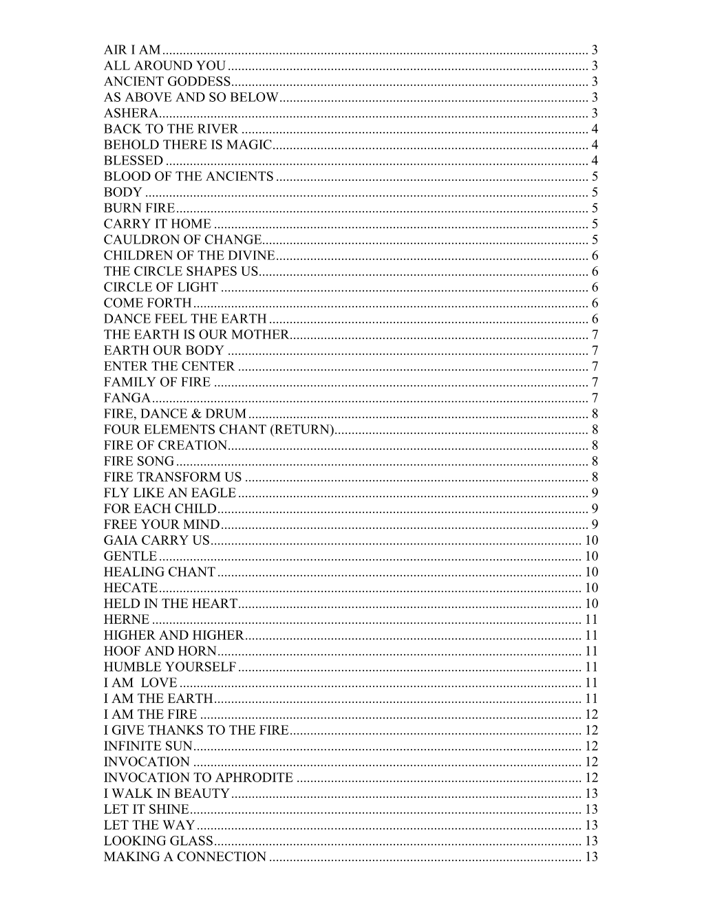 DOWNLOAD Chant Lyrics.Pdf