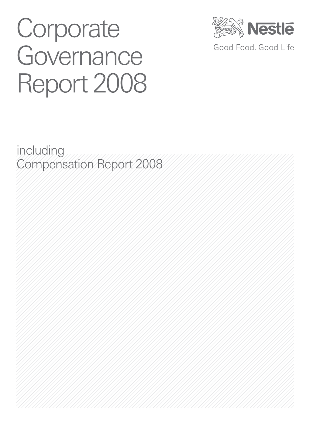 Corporate Governance Report 2008