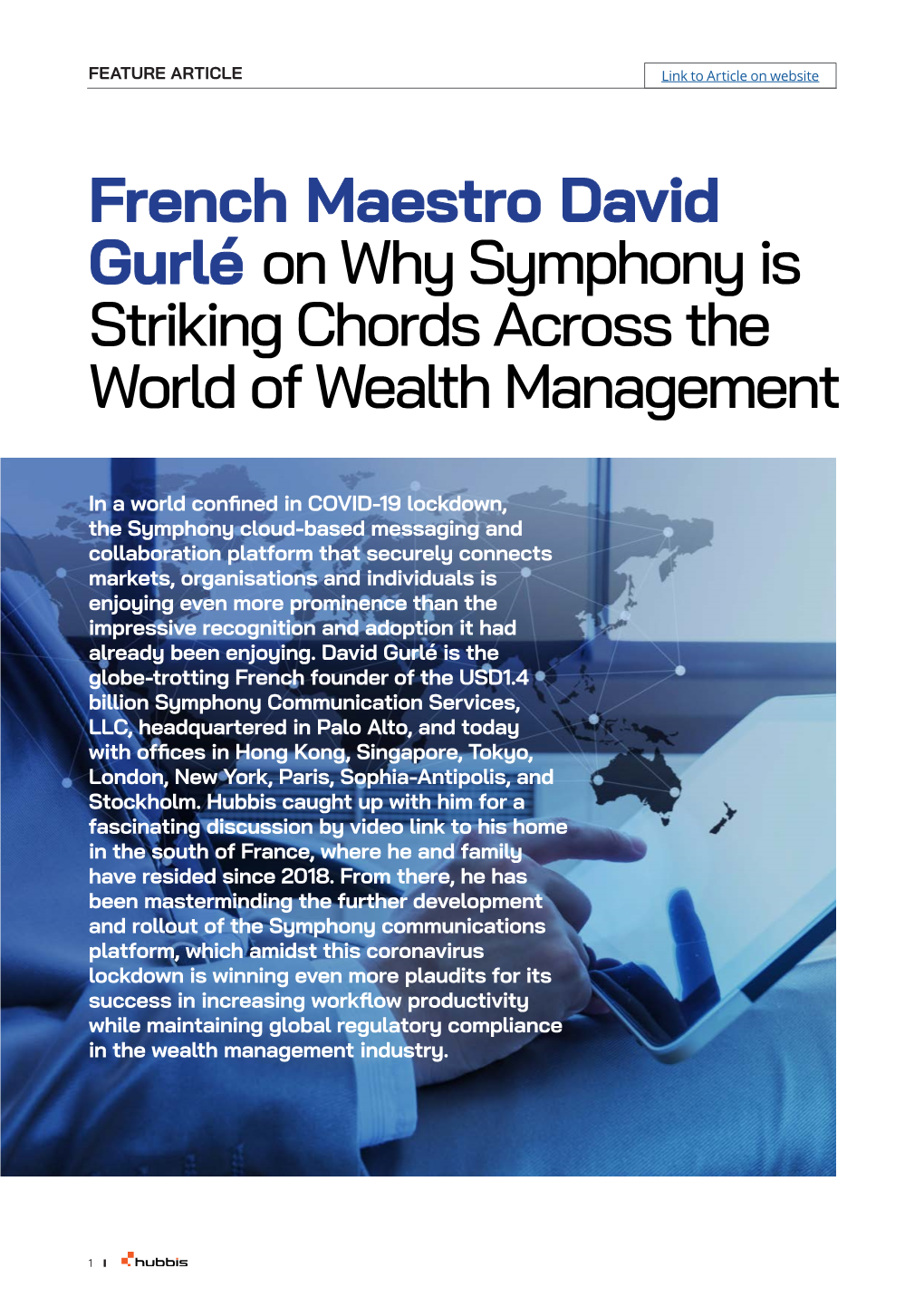 French Maestro David Gurlé on Why Symphony Is Striking Chords Across the World of Wealth Management