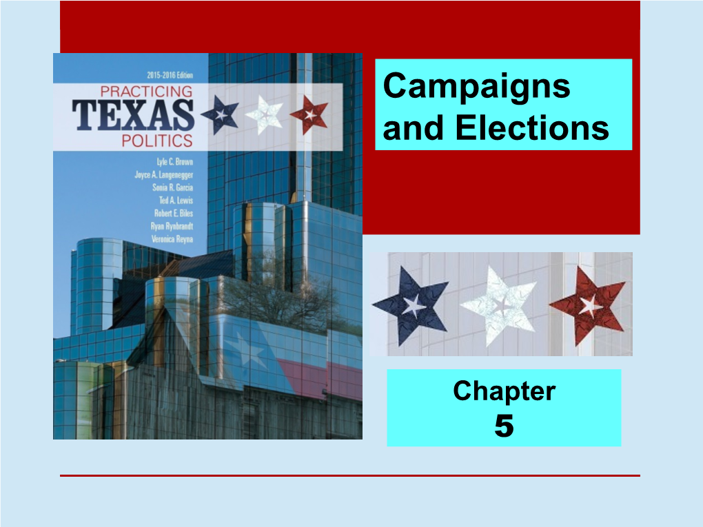 Campaigns and Elections