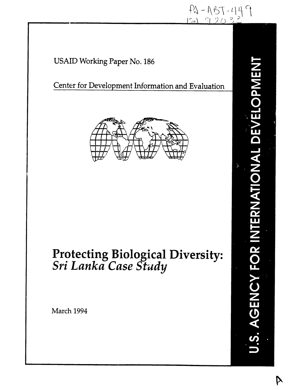 Protecting Biological Diversity: Sri Lanka Case 9Tudy