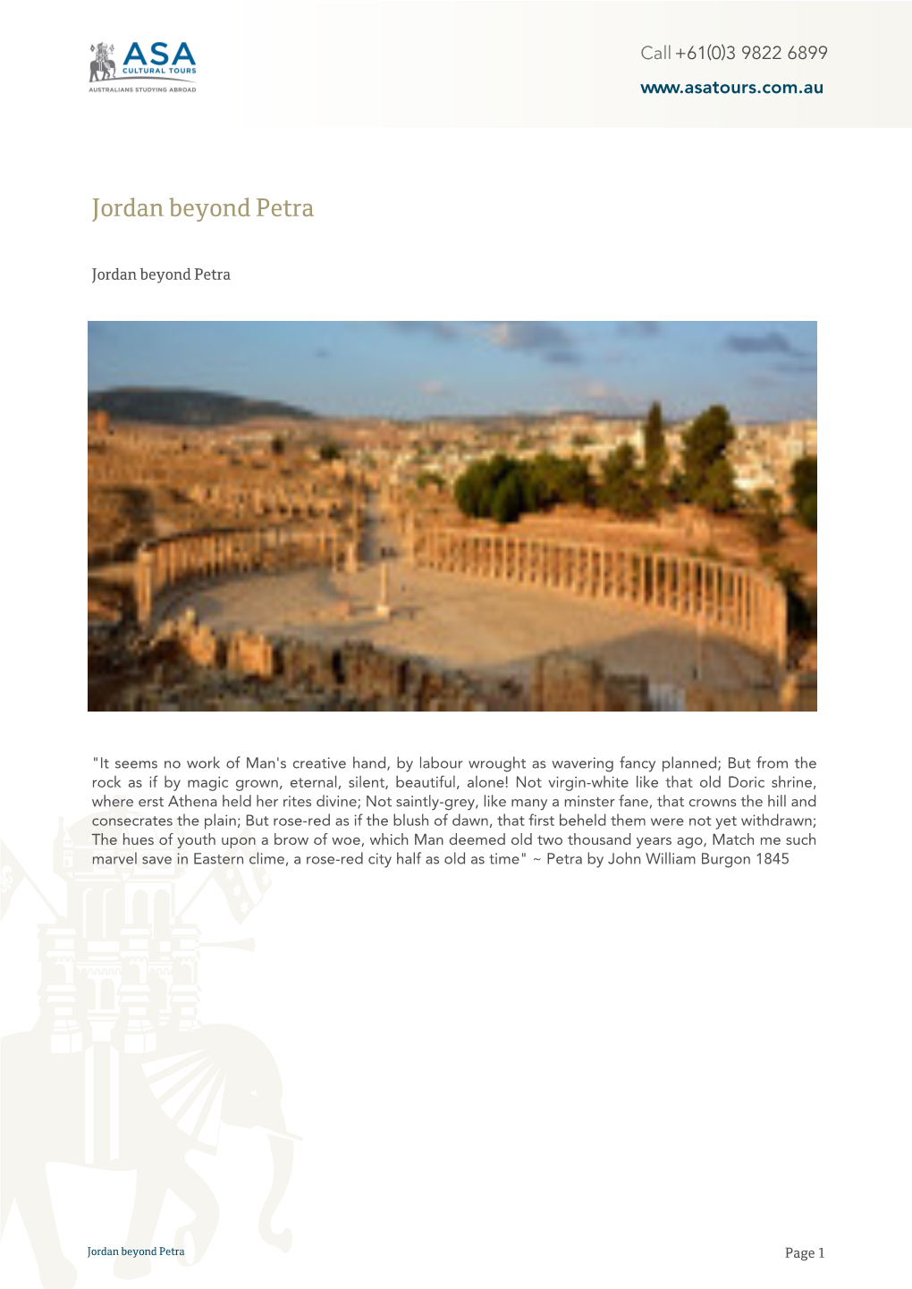 Jordan Beyond Petra