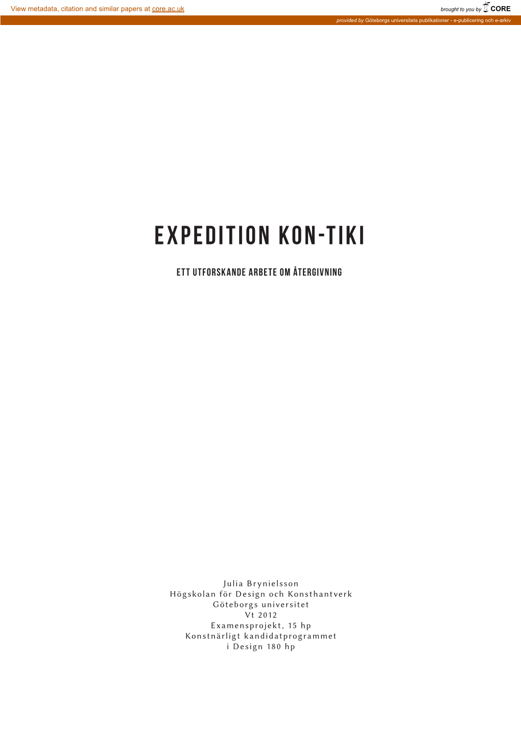 Expedition Kon-Tiki