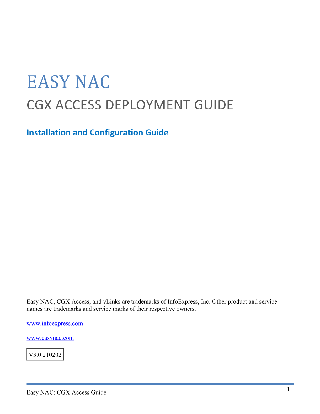 Easy NAC Solution Overview