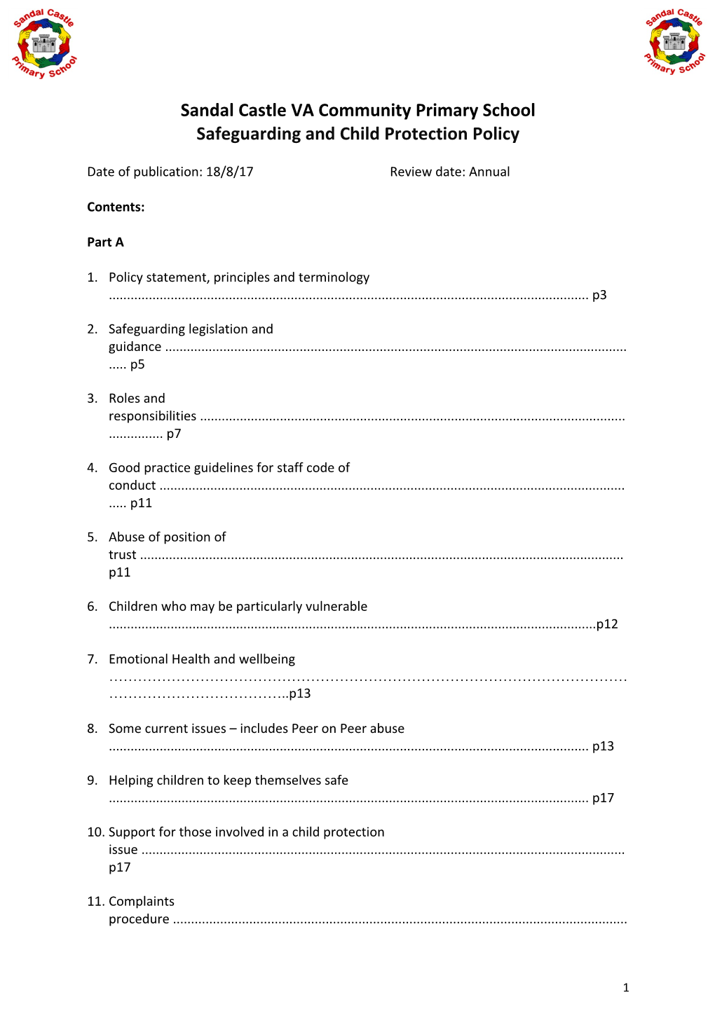 Example Safeguarding Policy