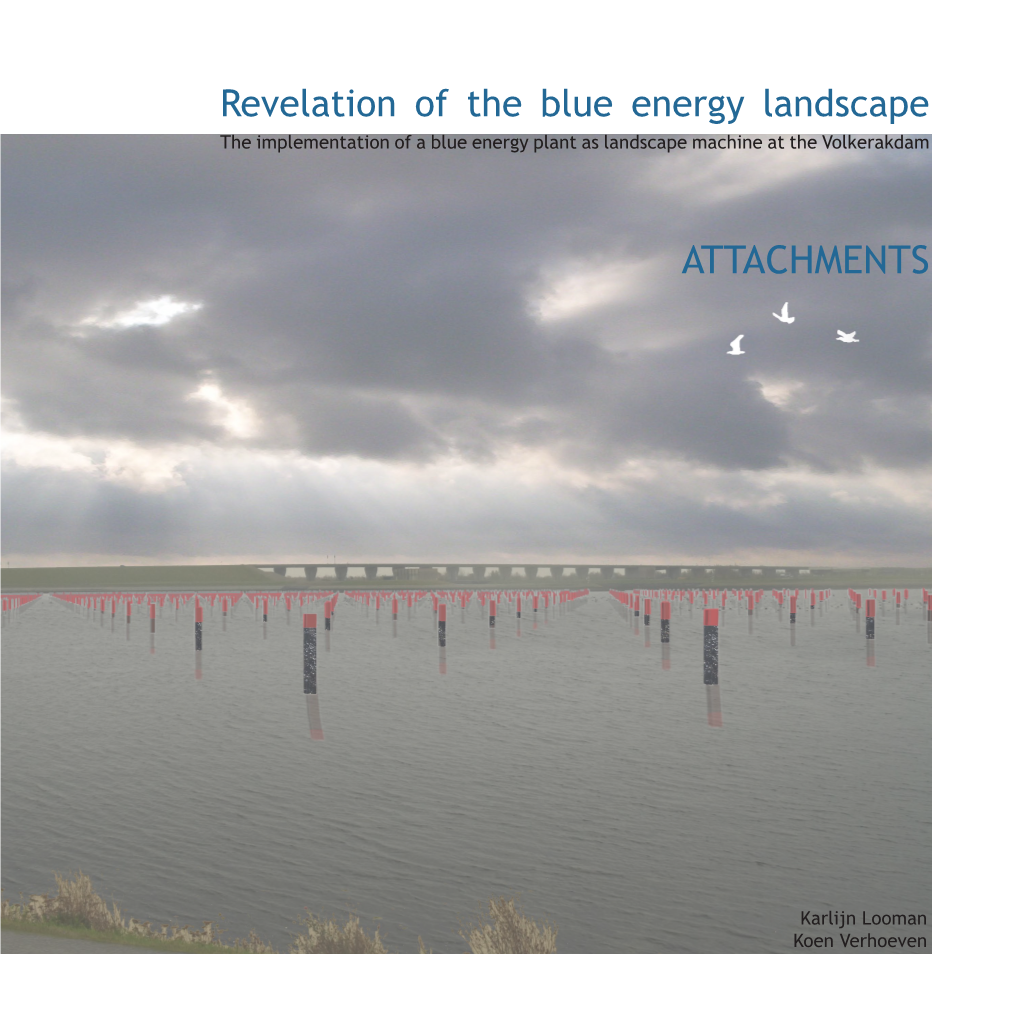 Revelation of the Blue Energy Landscape the Implementation of a Blue Energy Plant As Landscape Machine at the Volkerakdam