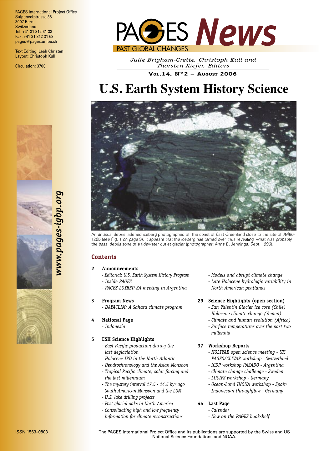 U.S. Earth System History Science