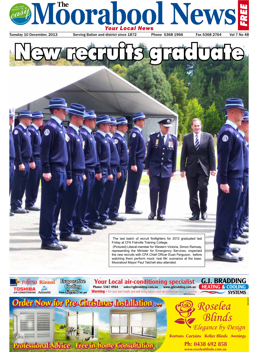 New Recruits Graduate