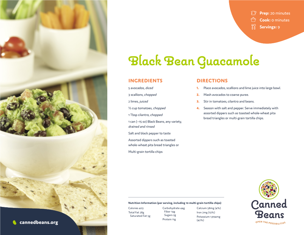 Black Bean Guacamole