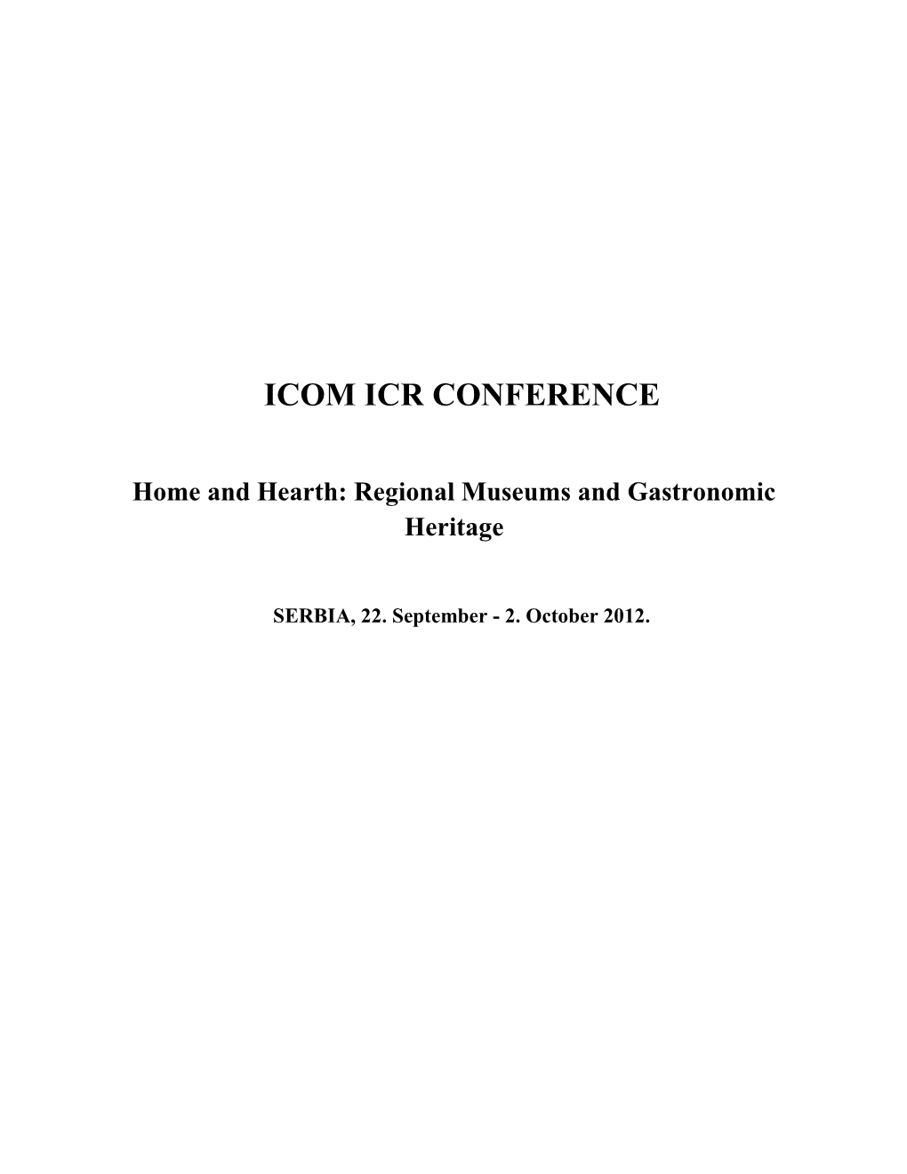 Icom Icr Conference