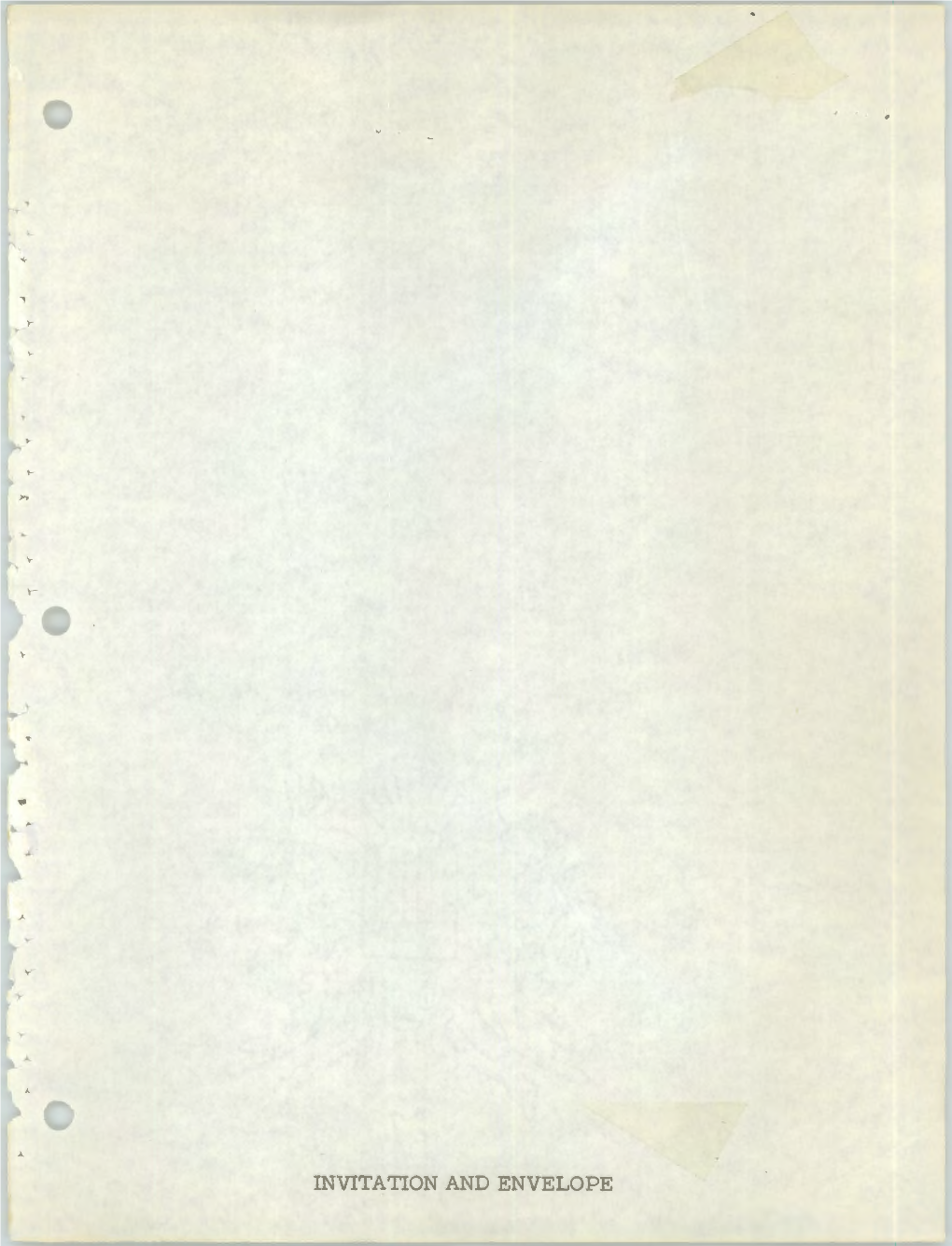 Invitation Packet (1964)